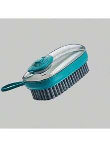 带皂液器的多功能液体清洁刷 - 地毯、地板和浴室的深度擦洗和冲洗工具 - 手动，无需电力，适合家庭和办公室使用，浴室清洁工具 - 彩色 - 查看 10