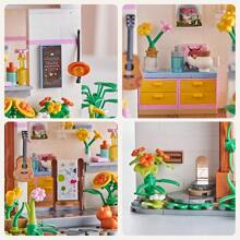 WLtoys Three Miniature Building Blocks Japanese City Architecture DIY Shop Street View House Model Building Blocks Gift Gift Gifts For Kids