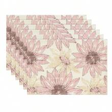1pc/1set Sunflower Pattern Linen Placemats, Tablecloth And Table Runner Set, 12"X18"/13"X72" Seasonal Kitchen Dining Table Decor, Party & Home Decoration - Multicolor - View 16