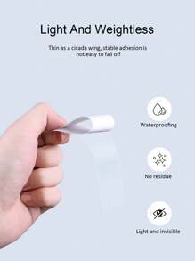 Secure & Discreet Dressing Aids: Invisible Fashion Tape, Waterproof Double-Sided Adhesive For Shirts & Lingerie - White - View 7