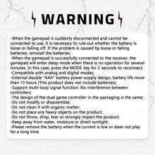 Wireless Gamepad Gaming Controller For Mobile Android Smartphone PC TV Box, 2.4G Dual Players Joystick Game Pad Remote Mando Wireless Gamepad For Android USB Double Controllers