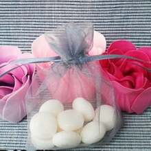 10/50/100pcs Gift Packaging Bags, Multi-Color Organza Candy Bags, Tableware, Size: 7*9CM, Various Holiday Party Packaging Supplies, Festival Home Decor