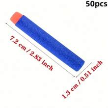 50/100/200pcs Toy Foam Bullet Set, Children Toy Foam , Soft Foam Bullets, Dart Refills, Easter Stocking Stuffers, Dart Bullet Set, Outdoor Toy Refills, Bullet Refill Pack
