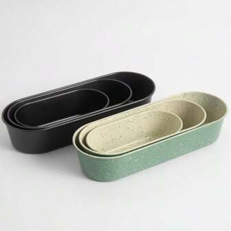 1 件/3 件套碳钢不粘长方形面包烤盘套装，带绿色斑点和可选黑色，5.9x3 英寸/8x3.3 英寸/9.8x4 英寸/，碳钢面包模具，长方形蛋糕烘焙模具，长条形面包模具，烤面包机面包盘，适用于面包烘焙/面包制作，烤箱烘焙，适用于家庭厨房，餐厅，易于清洁，非常适合生日