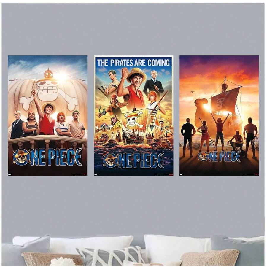 墙艺复活节流行动漫海报印刷帆布画家居客厅适合卧室酒吧咖啡厅入口墙壁艺术画装饰无框 - 彩色 - 查看 1