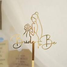 Đồ trang trí bánh cưới cho cô dâu tương lai, tiệc đính hôn, tiệc độc thân, tiệc cô dâu, tiệc theo chủ đề, vật dụng trang trí bánh - Nhiều màu - Xem 3