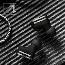 Keephifi AGA ONE Audiophile In Ear Monitor, 10MM Dual Cavity Dual Magnetic DD In Ear Headphones Wired Earbuds, Stereo IEM Earbuds CNC Sand Blasting Cover With 2Pin-C Cable For Singers - 黑色 - 查看 9