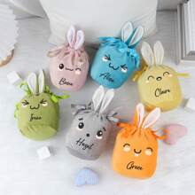 Customized Easter Bunny Bags, Easter Baskets, Candy Bags, Easter Gifts, Easter Totes, Children's Gifts, Easter, Bunny Bags, Easter Totes - Multicolor - View 2