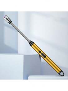 Electronic Lighter, USB Charging, Travel, Home, Kitchen, C - 金色 - 查看 1
