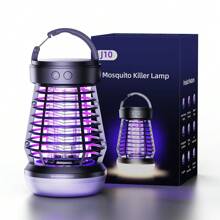 2025 New Mosquito Killer Lamp, Automatic Mosquito Attracting & Physical Electric Shock Mosquito Killer For Indoor Home Camping, Light Wave Attract + Electric Shock Kill