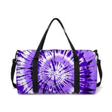 Tie-Dye Travel Bag, New Version Graffiti Personalized Travel Bag/DIY/Free Spray Painting, Suitable For Mountaineering, Hiking, Swimming, Fitness, Huge Capacity, Free Matching - Multicolor - View 9