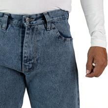 Pantalón Vaquero De Mezclilla Gruesa 14 Onzas Varias Tallas - Lavado ligero - Ver 3