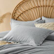 2/3-Pcs Comforter Sets Of King, Cationic Dyeing Technology, Soft, Comfortable And Breathable Bedding Sets For Your Home Decor, Room Decor, And Perfect Gift, [1 Comforter & 1/2 PillowShams]. - 灰色-77 - 查看 7