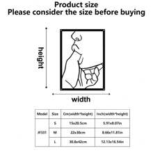 1pc Fashionable Metal Abstract Line Wall Art - Modern Minimalist Decor, Rust-Resistant Hanging, Enhances Interior, Ideal For Room Decoration