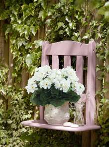 1/4Pcs Artificial Geraniums Outdoor Silk Flowers Artificial Geranium Bush Faux Flowers Geraniums For Floral Home Decor Indoor Garden Patio Grave Cemetary Vase Table Centerpiece - White - View 5