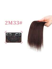 Synthetic Fiber Clip-In Hair Extensions, Invisible Root Hair Topper, Straight Clip-In Wig, Top Hair Volumizing Pad, Hair Density Increase, Unisex, Easy To Use - Multicolor - View 12