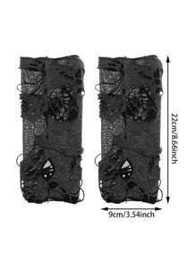 1 Pc Gloves In One Size Halloween Gloves Beggar Black Hole Gloves Punk Dark Gloves Cosplay Clothing Accessories Gloves