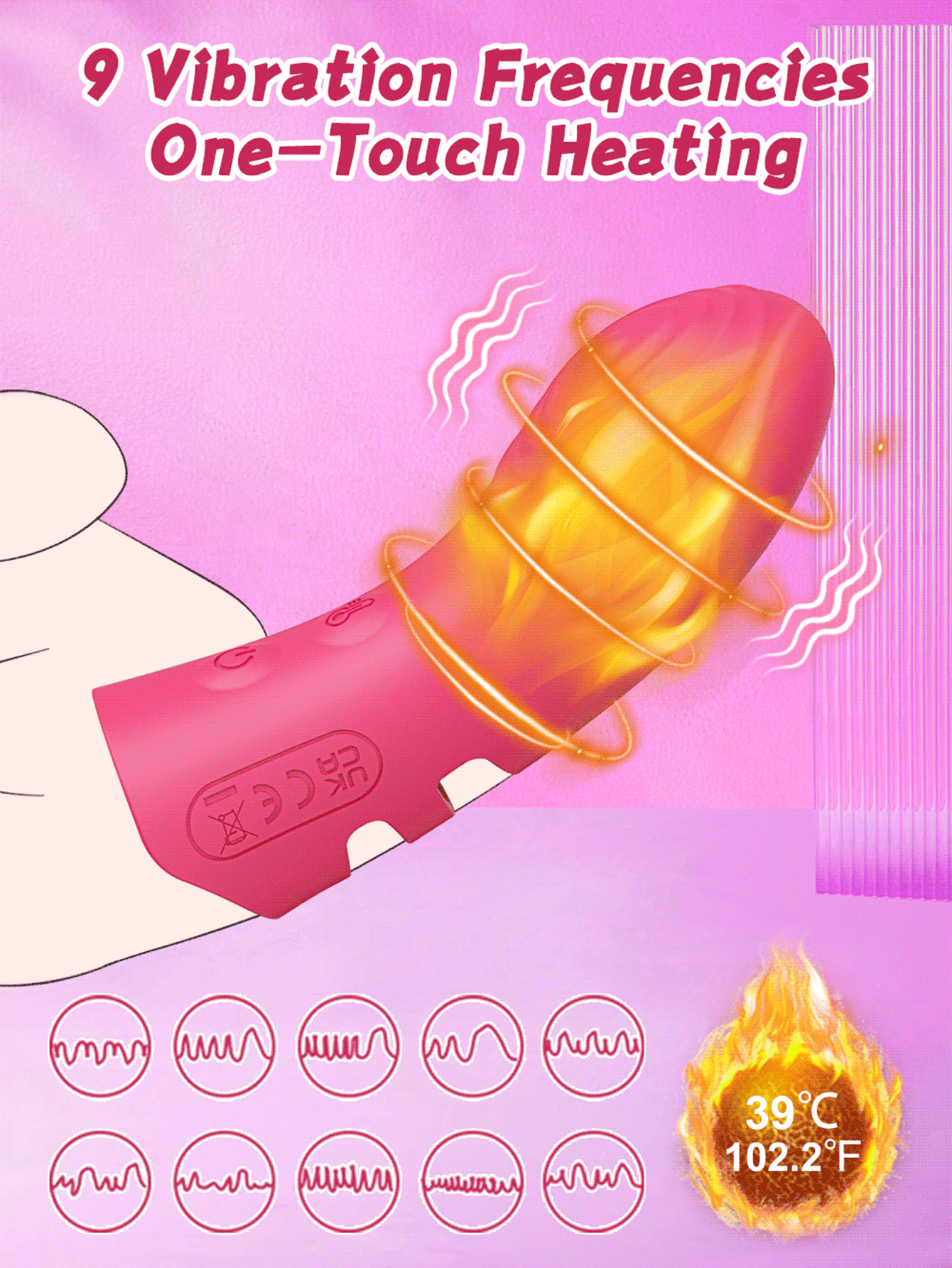 Vibrador de dedos, juguetes sexuales para adultos para mujeres, juguetes para adultos con 10 funciones de vibración y calefacción, vibradores para clítoris, punto G, pezones y mariposa, herramientas de placer sexual para mujeres, mini vibradores, juguetes sexuales para parejas