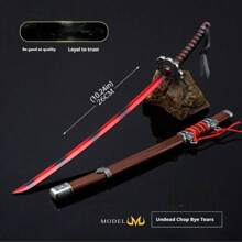 Espada Sekiro - Modelo de metal completo - Espada de juguete - Hoja segura - Regalo festivo - Regalo de cumpleaños - Regalo perfecto - Regalo - Juguete - Regalo de Pascua - Regalo del Día de los Inocentes - Regalo de Halloween - Regalo de Navidad - Multicolor - Ver 7