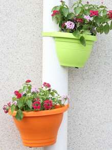 悬挂式花盆排水沟，室内塑料花盆18厘米-23厘米，创意收纳实用