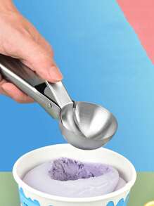 1pc Stainless Steel Ice Cream/Watermelon Ball Scoop, Fruit & Ice Cream Scooper Mold