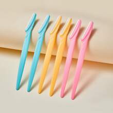 Set de 5/10/30/40/66 navajas para cejas, afeitadora facial multifunción, herramienta de exfoliación y depilación, recortador de cejas con cubierta, apto para mujeres y hombres