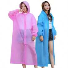 Nueva impermeable de viaje para adultos, poncho de lluvia portátil, ligero y reutilizable, suministros de moda para exteriores. - Gris - Ver 6