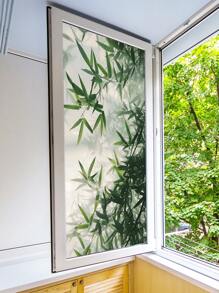 1pc Fresh Dandelion & Leaves Vine Window Sticker, Spring Greenery Decor Series, Double-Sided Printing, See-Through Glass Door/Window Decal, Static Cling Wall Sticker Room Decor Home Decor Wall Decor Bathroom Decor Bedroom Decor Room Decoration Stuff Living Room Decor House Decor Home Decor Living Room Wall Art Wall Paper Stickers Personalised Stickers