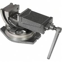SENDERPICK 2-Axis Machine Vice Vice 2-Axis Tiltable Rotatable Fine Scale Division Machine Vice Workbench Vice For Drilling Machine