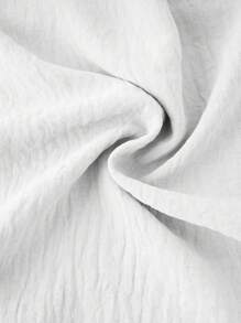 大码时尚女装休闲刺绣衬衫 白色 春季度假 - 白色 - 查看 3