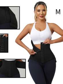 1 pièce Ceinture de taille double couche pour le fitness et le yoga pour femmes, gaine de taille amincissante pour l'entraînement au printemps/été