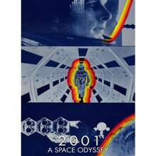 1pc Classic Movie 2001 A Space Odyssey Hot Pop Fashion Retro Posters Canvas Paintings Wall Arts Cinema Home Decor No Frame
