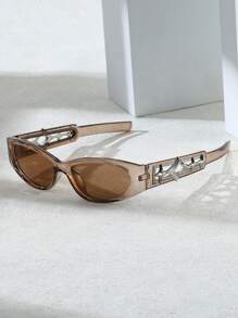 Y2K Fashion Okulary Modowe Z Unikalnym Wzorem Pustych Nóg, Styl Retro Kociego Oka, Europejskie I Amerykańskie Personalizowane
