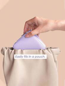 1个大容量首饰盒，首饰收纳盒，便携式首饰盒，可拆卸首饰盒，便携式拉链旅行首饰盒，迷你便携式首饰盒，多功能首饰展示盒，PU皮革化妆盒，北欧简约首饰盒，旅行和居家首饰盒，情人节、妇女节、圣诞节、感恩节最佳礼物，适合节日、海滩、浴室、卧室等场所，大容量 - 彩色 - 查看 5