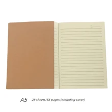 Creative Thick A5/B5 Notebooks, Students Workbook, Stationery Wholesales, Cowhide Paper Stitched Memo Book, Sketchbook,School Supplies,Back To School