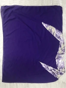 穆斯林女性头巾 - 伊斯兰拼布头巾，适合搭配连衣裙