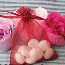 10/50/100pcs Gift Packaging Bags, Multi-Color Organza Candy Bags, Tableware, Size: 7*9CM, Various Holiday Party Packaging Supplies, Festival Home Decor