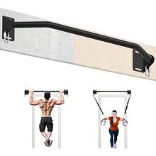 Local ShippingPull Up Bar Wall Mounted-Heavy Duty Joist Mounted Pull Up Bar-Premium Strength Training Pull-Up Bars-Fast And Easy Installation For Home And Garage Use,Supports Up To 600 Lbs - 預設 - 查看 1