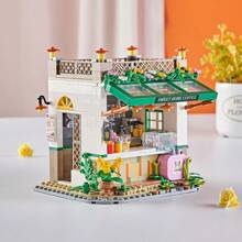 WLtoys Three Miniature Building Blocks Japanese City Architecture DIY Shop Street View House Model Building Blocks Gift Gift Gifts For Kids