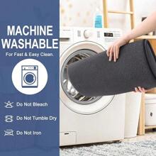 OLANLY Thick Memory Foam Bath Mat Rug 30x20, Extra Soft Absorbent Bathroom Rugs, Quick Dry Bath Mats, Non-Slip, Machine Washable Carpet For Bathroom, Tub And Shower, Home Decor Accessories, Grey - 深灰色 - 查看 7