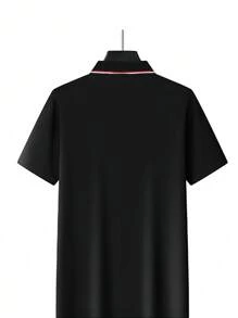 3件組時尚百搭男士夏季 Polo 衫，透氣休閒商務 Polo 衫，吸濕排汗 T-shirt，適合戶外運動 - 彩色 - 查看 5