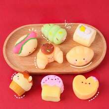 Squeeze Doll Doll, Cute Energetic Baked Goods Squeezy Stress Relief Plushie, Creative Adorable Pet, Relieve Pressure, Ease Emotions