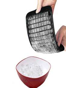 1 Small Square 160 Grid Silicone Ice Cube Tray, With Good Cold Resistance And Durability, Ice Mold, Pudding Mold, Suitable For Home, Bar, And Other Places, Easy To Use,.