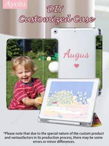 Ayotu Ốp bảo vệ iPad thế hệ thứ 10 tùy chỉnh hình ảnh và văn bản, in hai mặt cá nhân hóa, ốp da tùy chỉnh tương thích với iPad 7/8/9 10.2 inch, tương thích với Samsung Galaxy Tab S7/S8 11 inch, Tab A7 Lite 8.7 inch, ốp bảo vệ máy tính bảng tự làm, vỏ DIY sáng tạo, quà tặng tùy chỉnh cho trẻ em, gia đình, thú cưng, sinh nhật, kỷ niệm, năm mới, quà tặng trường học, ốp máy tính bảng tùy chỉnh, thoải mái dễ chịu, 2025phonecase - Nhiều màu - Xem 5