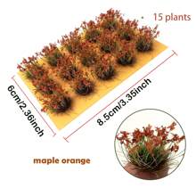 10mm 簇绒草草坪模型，微缩风景军事模型，沙箱模型，火车模型，微景观DIY，1/35 1/48 1/72 1/87 比例逼真草地