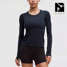 Swiftly Tech Long-Sleeve Shirt 2.0 Waist Length - True Navy/True Navy - 查看 1