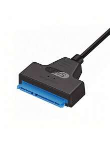 SATA To USB Cable, USB 3.0 To SATA III Hard Driver Adapter Compatible With 2.5 Inch HDD And SSD - Black - View 4