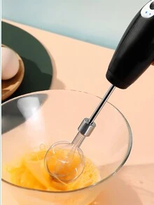 Electric Hand Mixer For Household, Small Handheld Automatic Milk Frother Tool For Baking Cake Cream Whipping Eggs - Multicolor - View 3