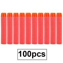 50/100/200pcs Toy Foam Bullet Set, Children Toy Foam , Soft Foam Bullets, Dart Refills, Easter Stocking Stuffers, Dart Bullet Set, Outdoor Toy Refills, Bullet Refill Pack