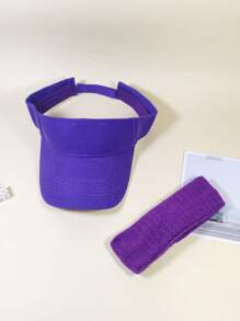 网球帽男女可调节运动头带户外运动毛巾头带男女时尚健身瑜伽头巾 - 彩色 - 查看 4